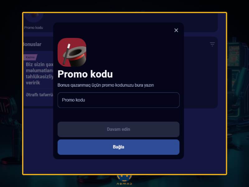 Nomad Casino: mövcud bonuslar haqqında ətraflı məlumat