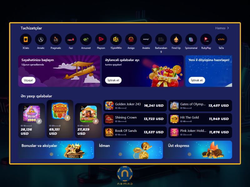 Azərbaycanda Nomad Casino: qanunilik və təhlükəsizlik