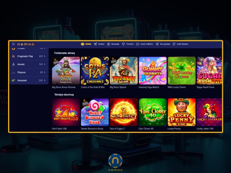 Nomad Casino-ya Necə Qoşulmaq olar? Addım-addım